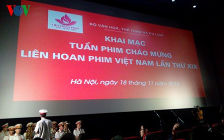 Khai mạc tuần phim chào mừng Liên hoan phim Việt Nam lần thứ 19.